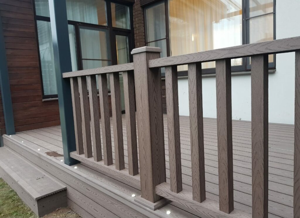 Ограждение из дпк КОМПОЗИТДОСКА фото