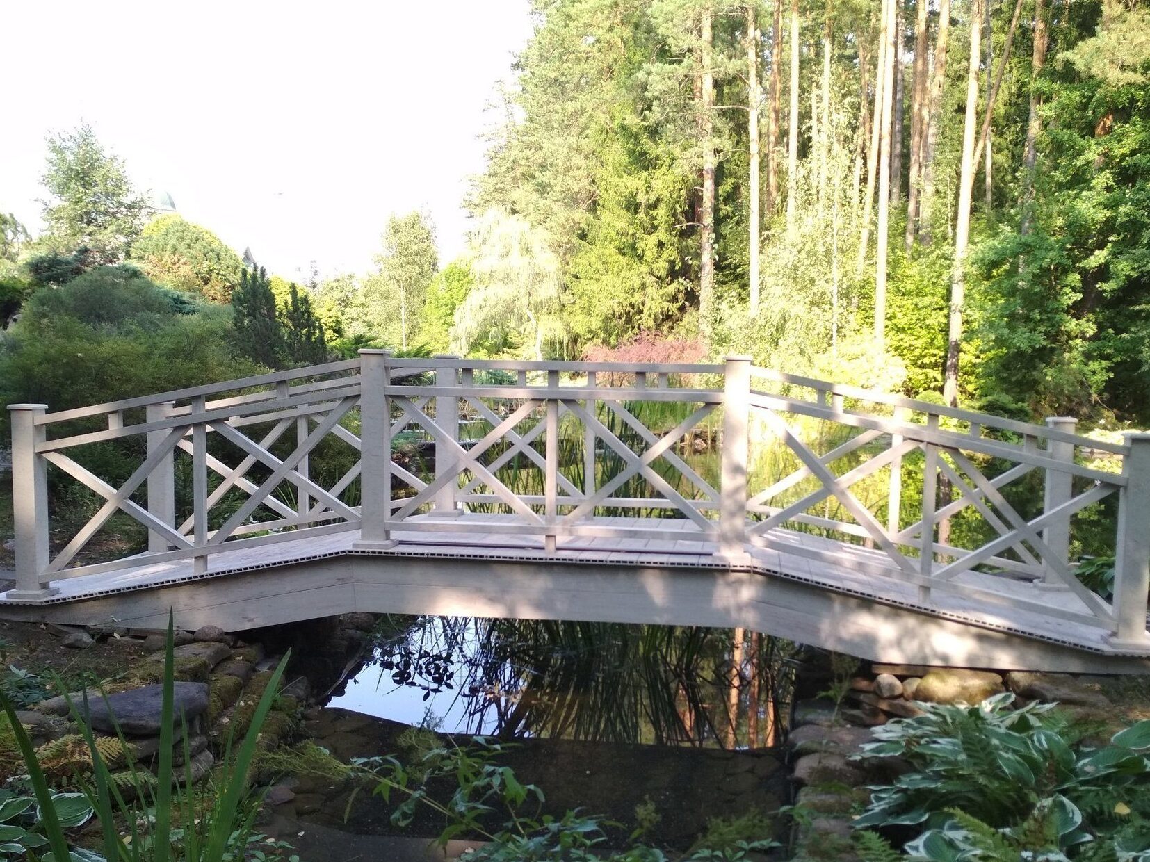 Мостик с террасной доской КОМПОЗИТДОСКА фото