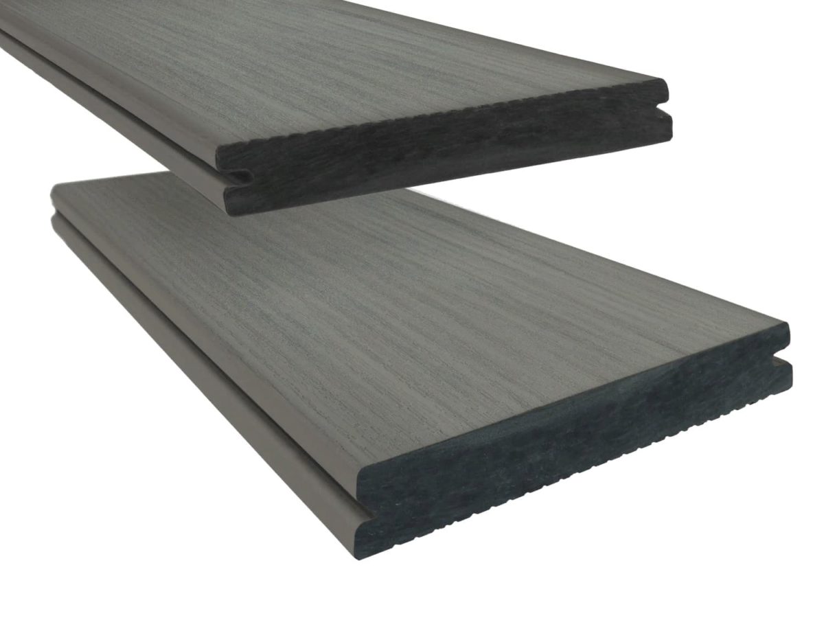 Террасная доска дымчатый дуб КОМПОЗИТДОСКА фото