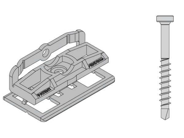 Клипсы для дпк доски КОМПОЗИТДОСКА фото
