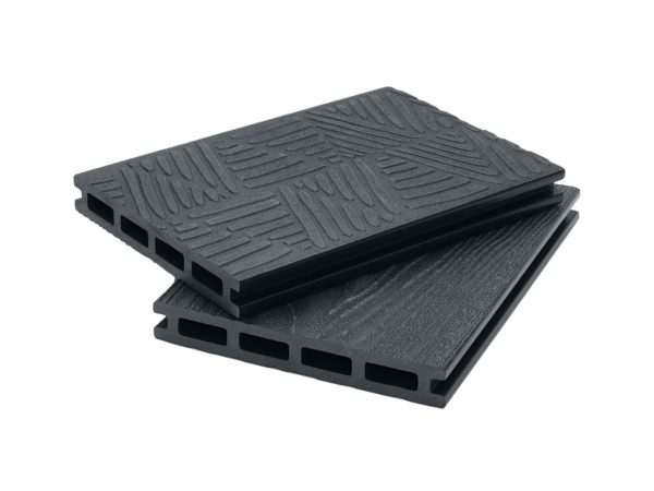 Террасная доска 20х140мм (3D елочки) графит Композит Доска