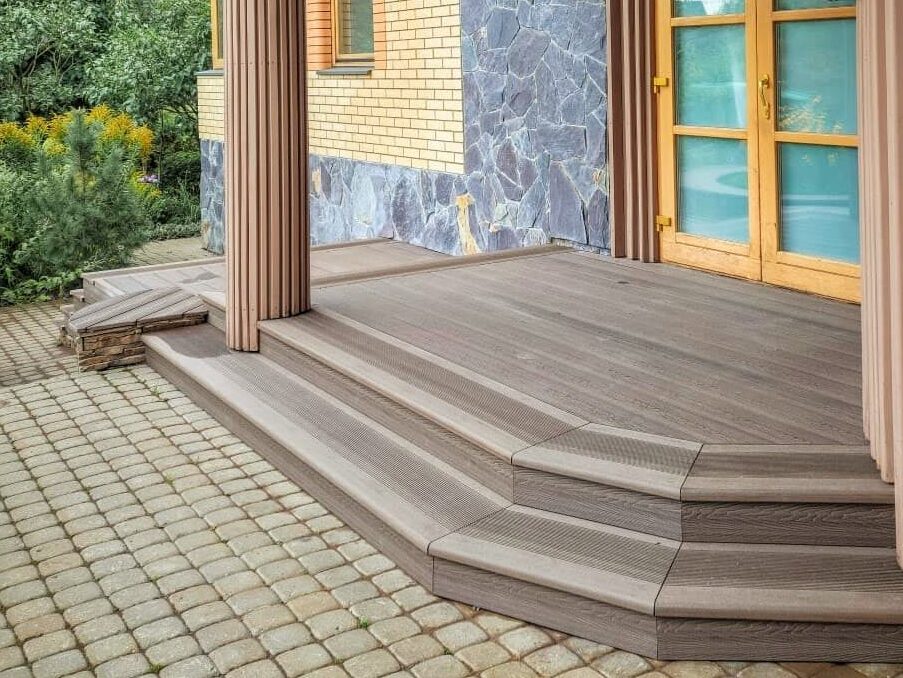 Ступени из ДПК Композит Доска